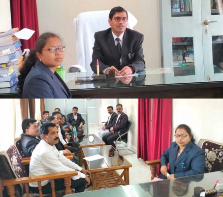 विधिक सेवा के पैनल अधिवक्ताओं की जिला न्यायाधीश ने ली बैठक