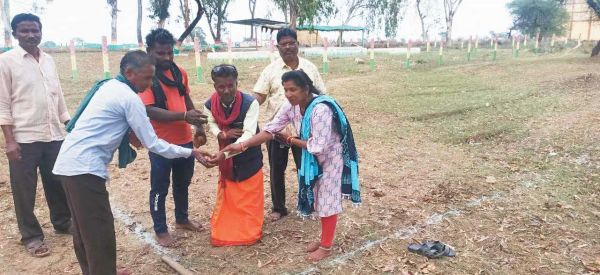 सामुदायिक भवन निर्माण का भूमिपूजन
