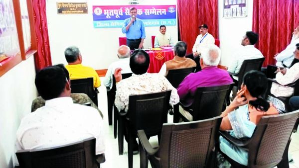 भूतपूर्व सैनिकों व आश्रितों का  मासिक सम्मेलन आयोजित