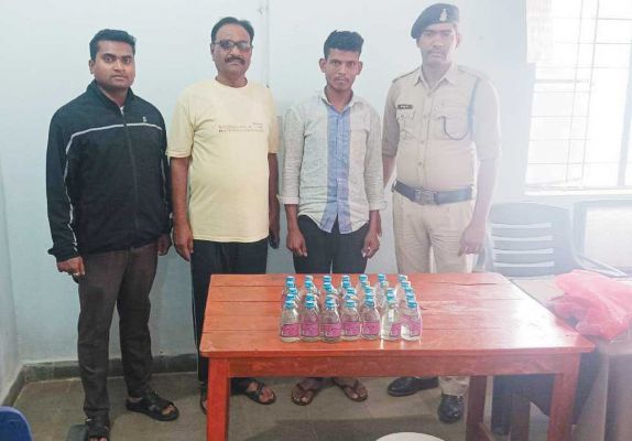 अवैध शराब के साथ एक गिरफ्तार