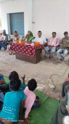 बुचिपार  में रंगमंच का लोकार्पण