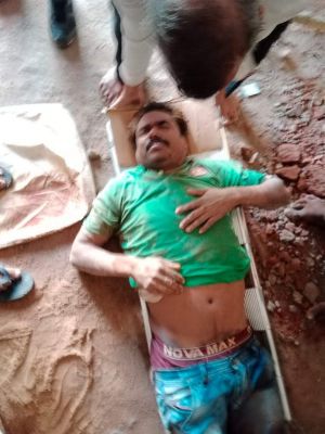 लिफ्ट निर्माण के दौरान टूटी बल्ली, चौथी मंजिल से गिरे मजदूर, एक मौत, एक गंभीर