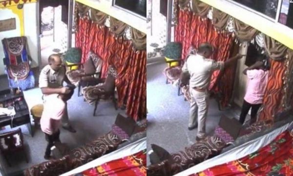 आदिवासी लडक़ी से मारपीट करने वाला इंस्पेक्टर गिरफ्तार