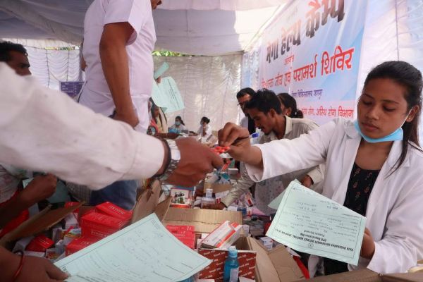 3 हजार मरीजों ने मेगा कैंप में लिया इलाज का लाभ