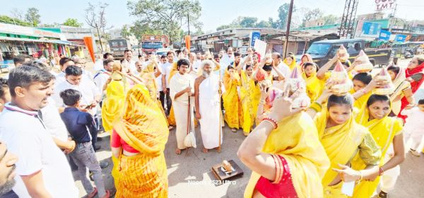 जैन समाज के धर्माचार्य केशकाल पहुंचे