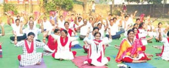 गोंदवारा में नि:शुल्क योगाभ्यास केन्द्र