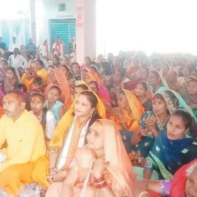 देवरी में शिवमहापुराण में पहुंची जिपं उपाध्यक्ष