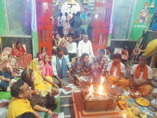 महाष्टमी हवन पूजन के साथ नवरात्रि पर्व का समापन