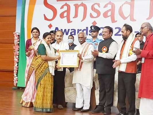 छाया वर्मा को मिला सांसद रत्न अवार्ड