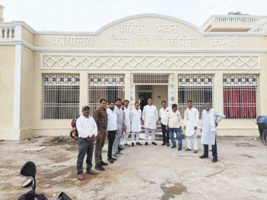 नए कांग्रेस भवन का कल शाम लोकार्पण