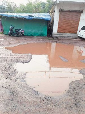 थोड़ी सी बरसात से तालाब में बदल जाती है सडक़ें, निगम का दावा केवल कागजों पर‘छत्तीसगढ़’ संवाददाता