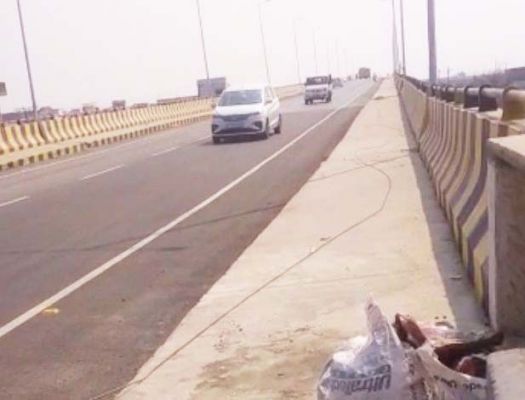 कोतरा रोड रेलवे ओवर ब्रिज  बिना लोकार्पण के  शुरू