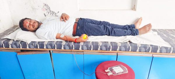 मरीज को सत्य साईं संगठन  ने करवाई रक्त की व्यवस्था