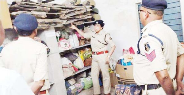एएसपी ने किया थाना का वार्षिक निरीक्षण