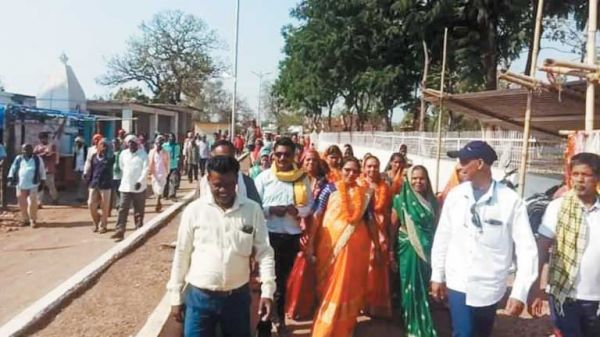 यादव समाज की वार्षिक बैठक में पहुंची जिपं उपाध्यक्ष