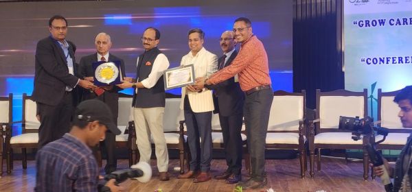 किरंदुल परियोजना अस्पताल को सीएसआर प्लेटिनम अवार्ड