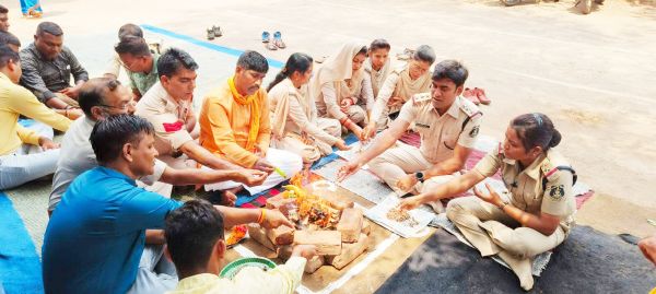 हनुमान जयंती  पर विशेष पूजा-अर्चना की गई