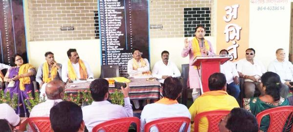 विधानसभा की बैठक में भाजपा कार्यकर्ताओं में भरा जोश