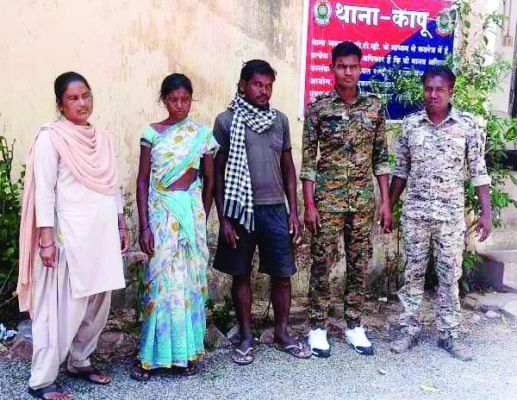 हत्या के मामले में फरार दंपत्ति गिरफ्तार  