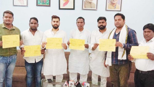 युवा कांग्रेस का पोस्टकार्ड अभियान