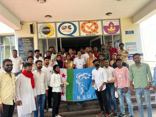 एनएसयूआई ने 53वाँ स्थापना दिवस धूमधाम से मनाया