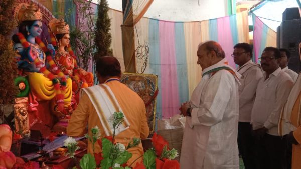 रामायण कार्यक्रम में शामिल हुए विधायक धनेन्द्र साहू