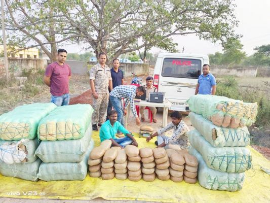 63 लाख के गांजा के साथ दो गिरफ्तार