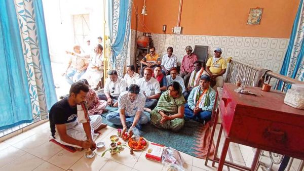 वार्ड क्रमांक 14 में महापौर निधि से हुआ शेड निर्माण हेतु भूमि पूजन