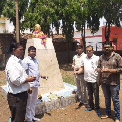 गंडई में मनी बाबा साहब की जयंती