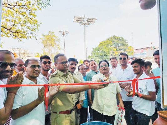 प्याऊ घर का शुभारंभ