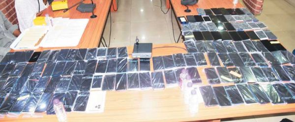 चोरी और गुम हुए 151 मोबाइल रिकवर