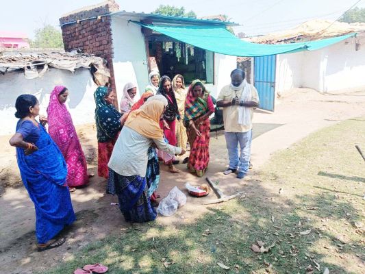 नपा अध्यक्ष ने विकास कार्य का किया भूमिपूजन
