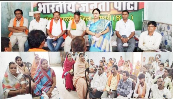 भाजपा मंडल मगरलोड की बैठक