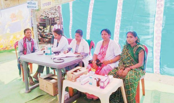 स्वास्थ्य शिविर का आयोजन