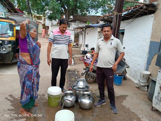गंदा पानी पीने मजबूर संतोषी नगर के रहवासी