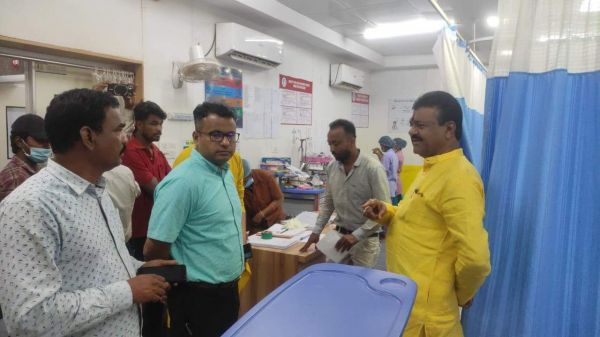 3 बच्चों की तालाब में डूबने से मौत,  रेखचंद ने परिजनों को बंधाया ढांढस