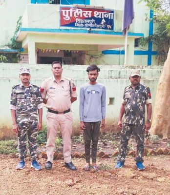 नाबालिग से रेप, राजस्थान से बंदी