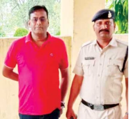 सरिया लेकर 18 लाख का बाउंस चैक देने वाला कारोबारी दमोह से गिरफ्तार