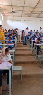 एकलव्य आवासीय विद्यालय की चयन परीक्षा में 407 छात्र हुए शामिल