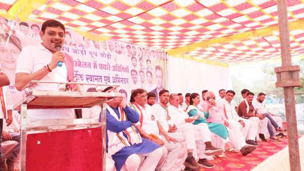 यूथ जोड़ो बूथ जोड़ो कार्यक्रम में शामिल हुए सुनील माहेश्वरी, कहा- कांग्रेस की सरकार वापस बन रही है
