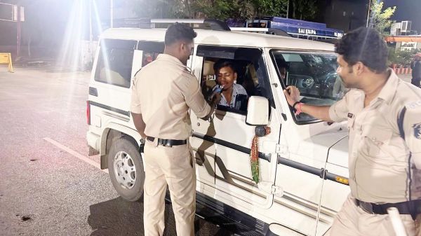  शराब पीकर ड्राइविंग करने पर 43 गाडिय़ां जब्त, 65 हजार से अधिक का लगा जुर्माना
