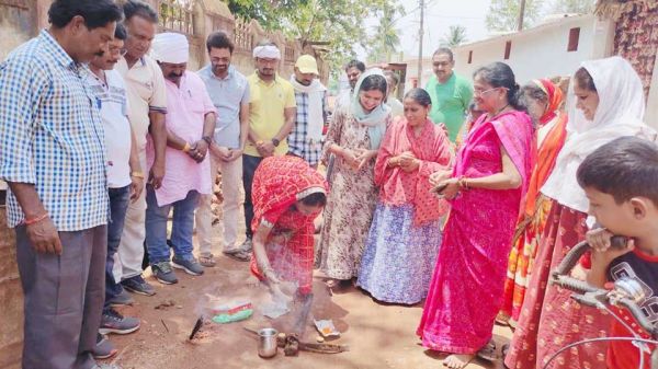विकास कार्यों का भूमिपूजन