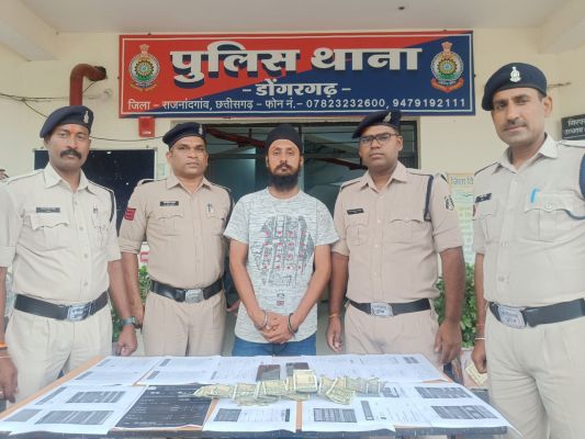 एक लाख के सट्टी-पट्टी के साथ आरोपी गिरफ्तार