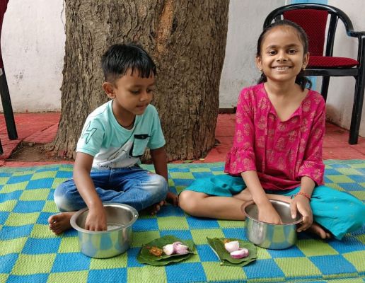 अंतरराष्ट्रीय श्रमिक दिवस के अवसर  पर मनाया गया बोरे बासी त्यौहार