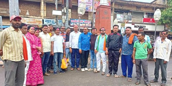 भाजपा पिछा वर्ग मोर्चा ने  मनाया मजदूर दिवस