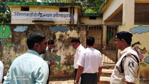 सोनाखान में बंद मिला आंगनबाड़ी केंद्र, कार्यकर्ता व सहायिका को नोटिस ,
