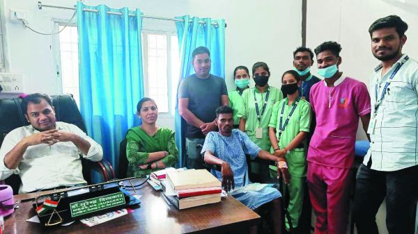 मरीज के आँत में बड़े छेद का सफल ऑपरेशन