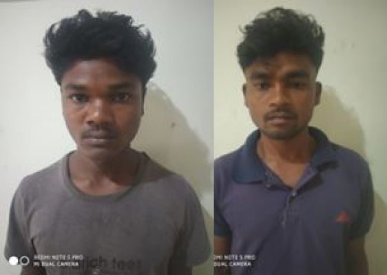 हत्या व विस्फोट में शामिल दो नक्सली गिरफ्तार