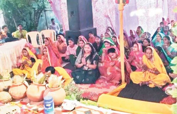 श्रीमद देवी भागवत यज्ञ में जिपं उपाध्यक्ष हुईं शामिल