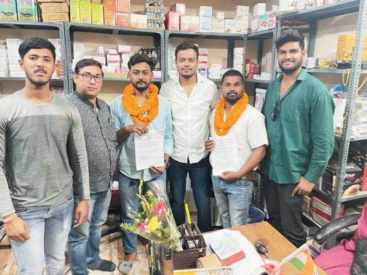 यश आईटी सेल जिला महासचिव विनोद जिला सचिव नियुक्त